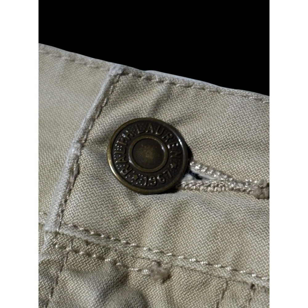 Polo Ralph Lauren Authentic Dungarees Pants Mens Straight Khakis Pony Logo 38x30 - Picture 8 of 16
